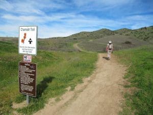 The Chumash Trail to the Rocky Peak Fire Road